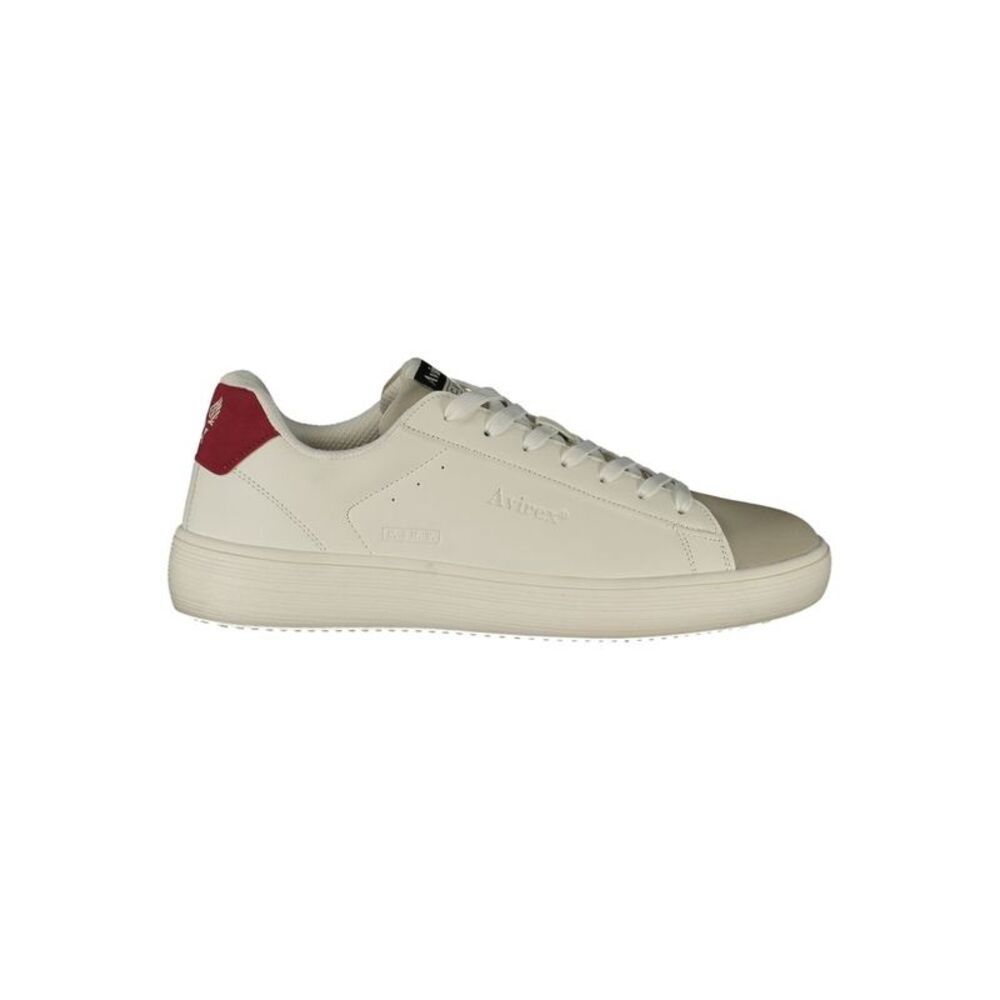 Avirex White Polyurethane Men's Men's Sneaker